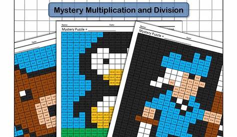 Free Printable Math Mystery Picture Worksheets - Printable Worksheets