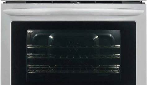 user manual for frigidaire self-cleaning oven