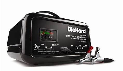 Diehard 10/2/50 amp. Battery Charger: Charge with Sears