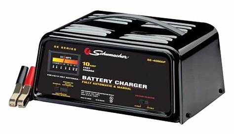 schumacher 6 amp battery charger manual