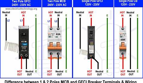 2 pole breaker wiring diagram