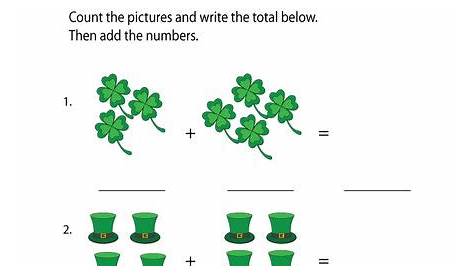 Saint Patrick's Day Free Math Worksheets & Printables | Coloring Pages