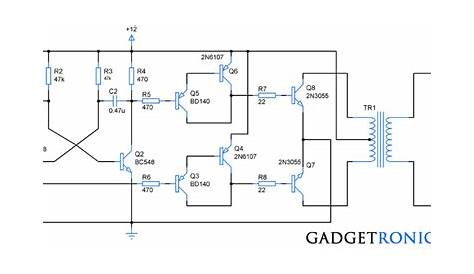 60W inverter using Transistors - Gadgetronicx