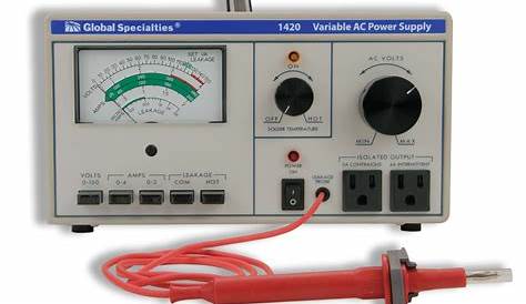 1420: Variable AC Power Supply: 0-150 VAC, 0-3 A