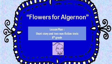 flowers for algernon pdf text