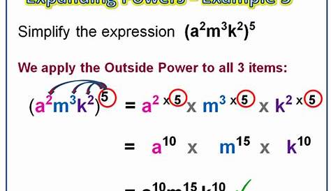 expanding exponents worksheet