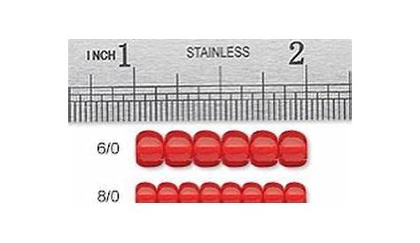 Pin by Jayleenhendricks on jolene | Seed bead tutorial, Bead size chart