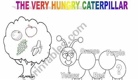 kindergarten very hungry caterpillar worksheet