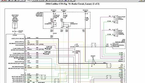 Does anyone have the harness wiring diagram for 2004 Cadillac CTS CD