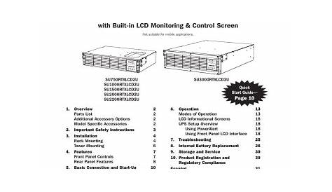 tripp lite 1500va ups manual