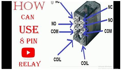 how does an 8 pin relay work