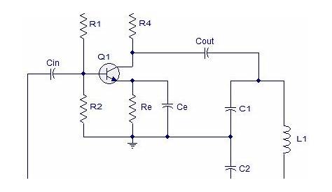 Voltage Controlled Colpitts Oscillator Circuit Diagram