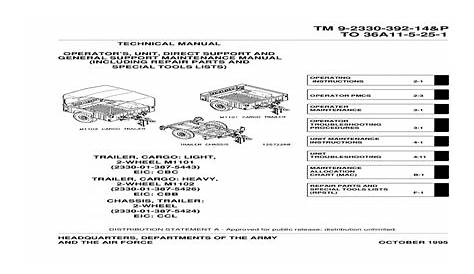 tm for m1097 pmcs manual