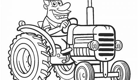 Free Printable Tractor Coloring Pages For Kids