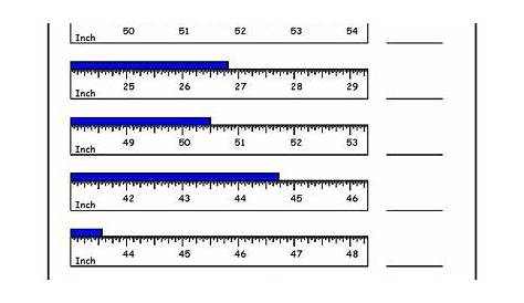 measuring with rulers worksheet