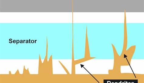 diagram dendrite short circuit battery