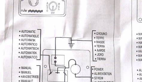 Rule-mate 750 Bilge Pump Wiring Diagram Rule Bilge Pump Wiring Diagram