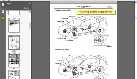 Mitsubishi Lancer X Workshop ~ Service & Spare Parts Catalog