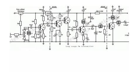 Long range fm transmitter circuit diagram