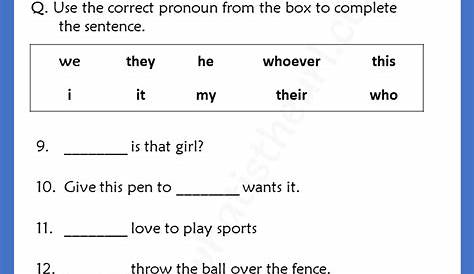 pronouns-worksheet-for-grade-4-2 - Your Home Teacher