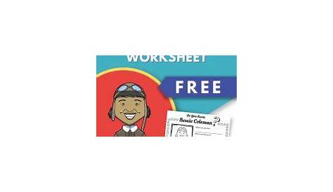Free Bessie Coleman Worksheet - Level-Up Your Worksheets