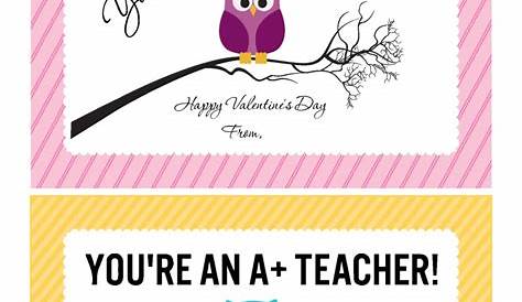 Teacher Valentines Day Cards Printable- Mom It ForwardMom it Forward