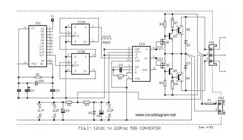 220vdc to 220vac inverter circuit diagram