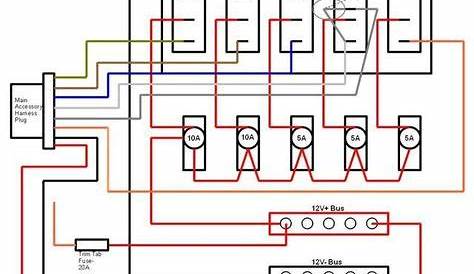 Switch/Breaker Panel Wiring Diagram | Circuit breaker panel, Breaker