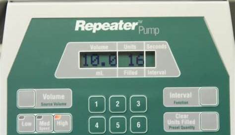 Baxter Baxa Repeater Pump 099 Fluid Transfer w/ Foot Pedal & Manual