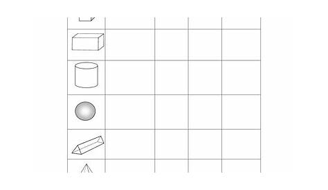 3D shapes worksheet | Teaching Resources