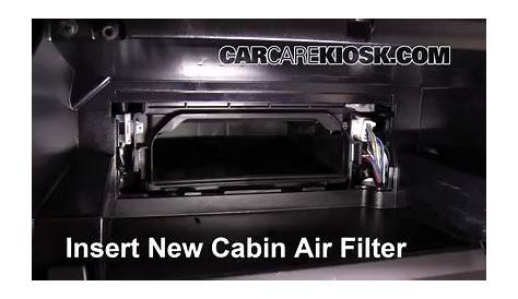 2017 toyota tacoma cabin air filter location