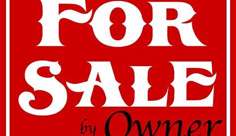 for sale by owner sign template