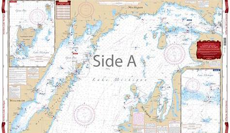 Coverage of Northern Lake Michigan Navigation Chart 72