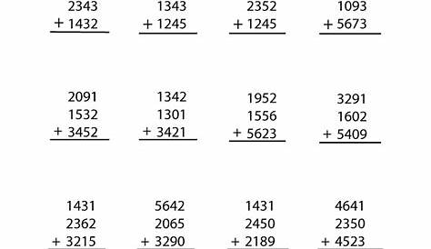 math for 4th graders worksheets