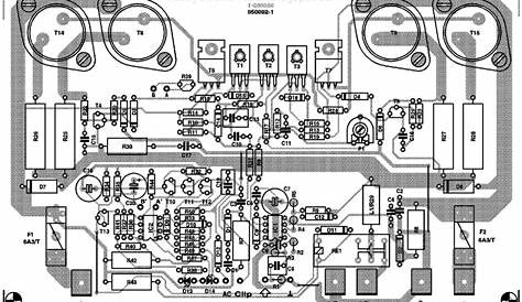 300 watt power amplifier circuit diagram