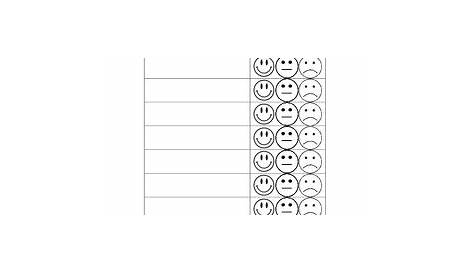 smiley faces for behavior charts