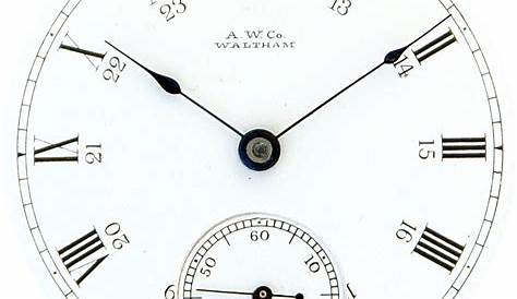 Waltham Pocket Watch Sizes Chart