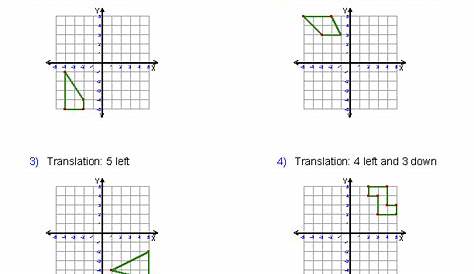 translations and rotations worksheets