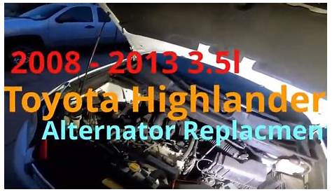 toyota highlander alternator replacement cost