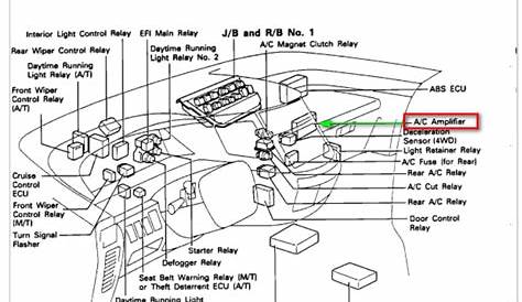 2011 toyota sienna a/c amplifier location