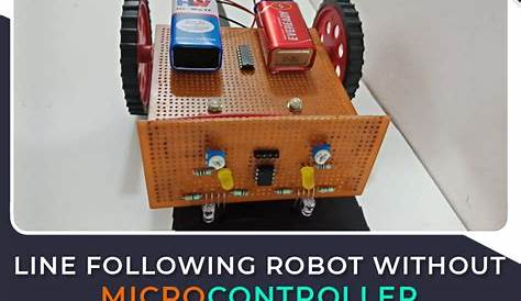 line follower robot without microcontroller circuit diagram