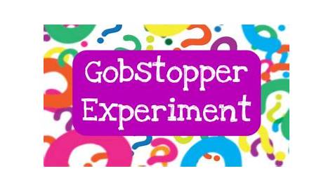 gobstopper experiment worksheet
