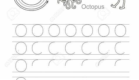 Letter O Tracing Worksheet - Dot to Dot Name Tracing Website