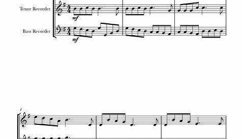 Jingle Bells Sheet music for Recorder Quartet - 8notes.com