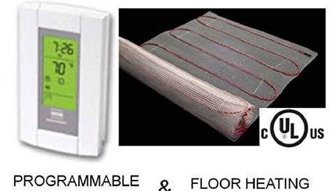 30 Sqft Mat, Electric Radiant Floor Heat Heating System with Aube