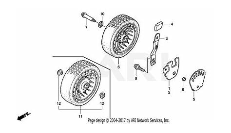 front wheel parts diagram