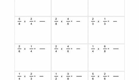 fractions worksheet 6th grade