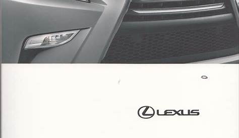lexus gx owners manual
