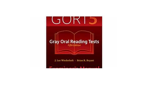 Gray Oral Reading Tests–Fifth Edition (GORT-5) | Canada Skill Builders