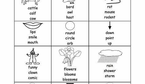 ou and ow worksheets